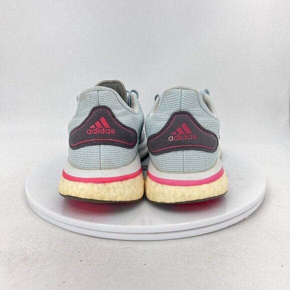 Adidas Supernova Women Size 7.5 FV6019 Blue Sky Tint Signal Pink Running Shoes - Picture 7 of 15